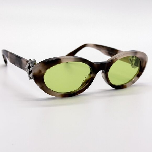 NEW FENDI SUNGLASSES HAVANA OVAL WOMEN EYEWEAR FENDI FE40140U 56N main image 4